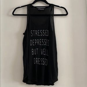 Brandy Melville black tank top